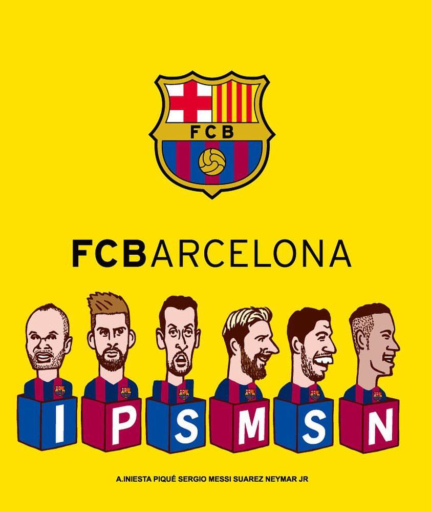 Fc Barcelona公認イラスト Soccer Junky サッカージャンキー