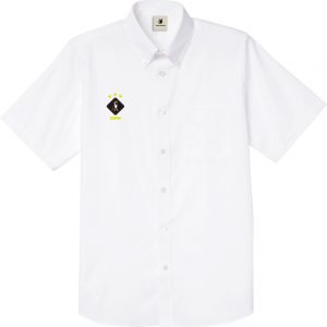 ワイルド+5 半袖オックスフォードシャツ (ホワイト)
