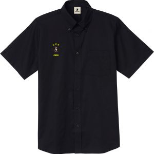 ワイルド+5 半袖オックスフォードシャツ (ブラック)