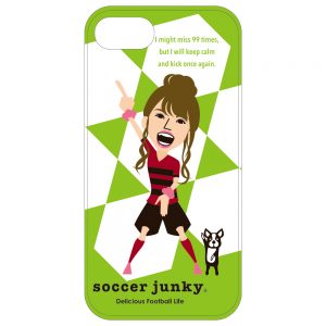 磯佳奈江×soccer junkyコラボiPhone7/8 ハードケースB