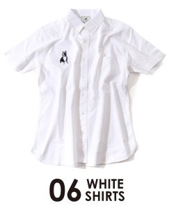 パイド半袖シャツ(ホワイト)